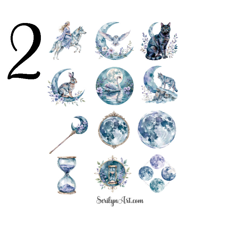 Moon Goddess Sticker Sheet