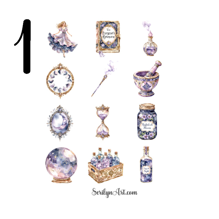 Moonlight Alchemy Sticker Sheet