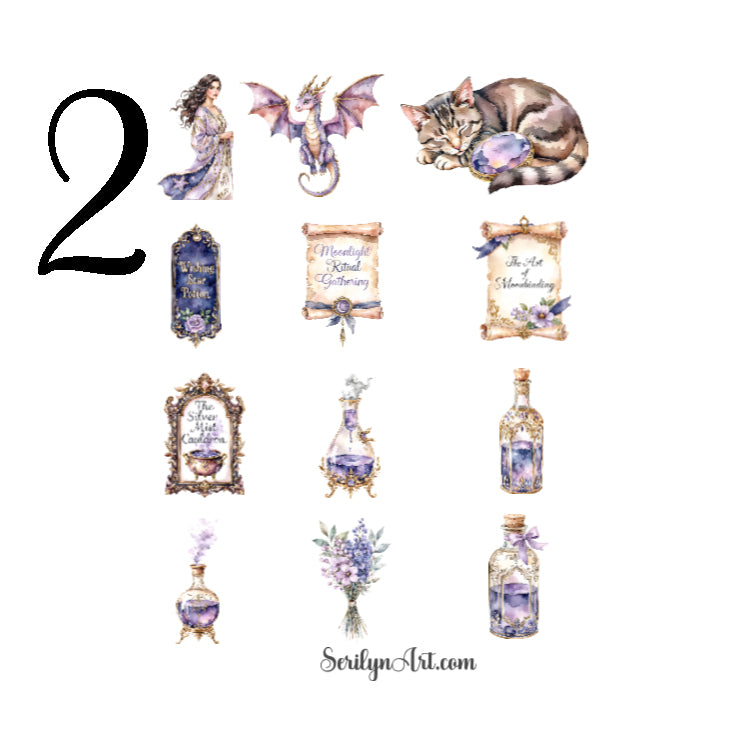 Moonlight Alchemy Sticker Sheet