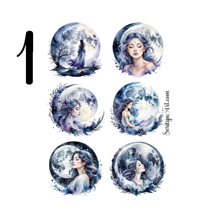 Moonlight Mystic Sticker Sheet