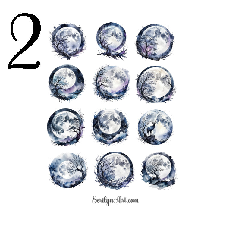 Moonlight Mystic Sticker Sheet
