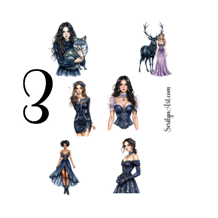 Moonlit Crypt Secrets Sticker Sheet