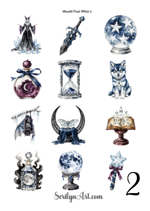 Moonlit Frost Witch