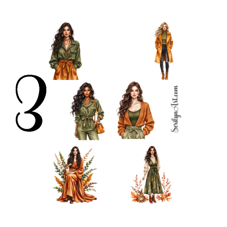 Mossy Autumn Sticker Sheet