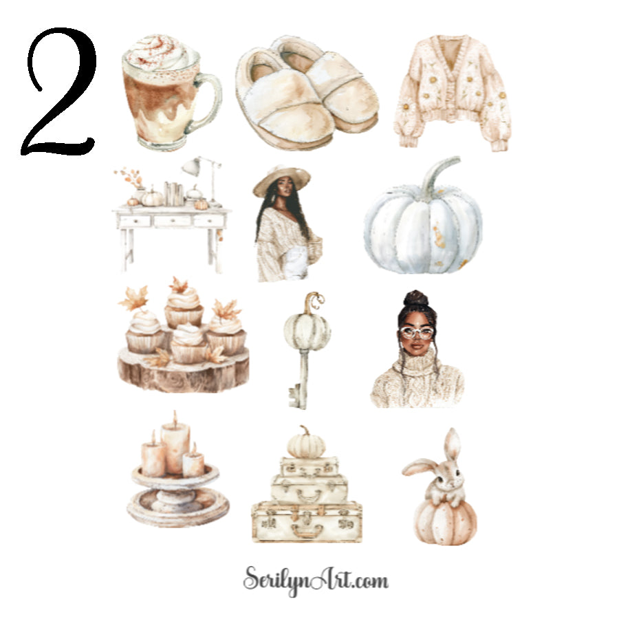 Neutral Fall Sticker Sheet
