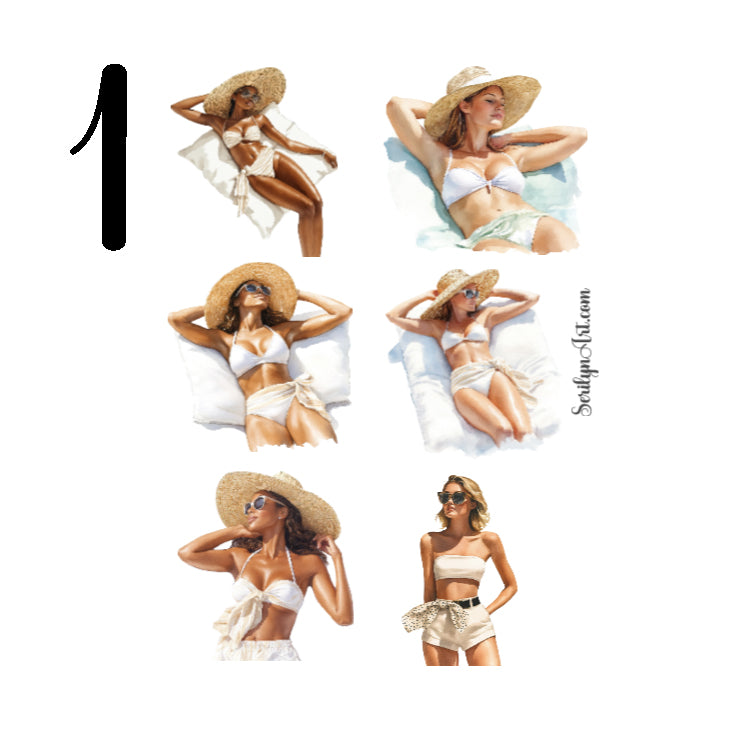 Neutral Tides Sticker Sheet