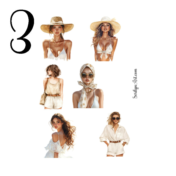 Neutral Tides Sticker Sheet