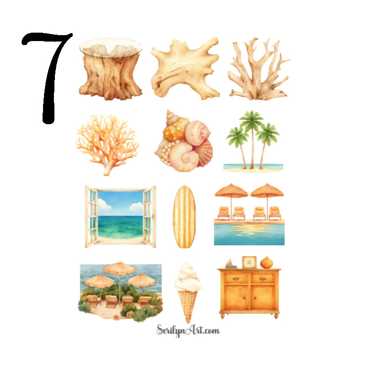 Neutral Tides Sticker Sheet