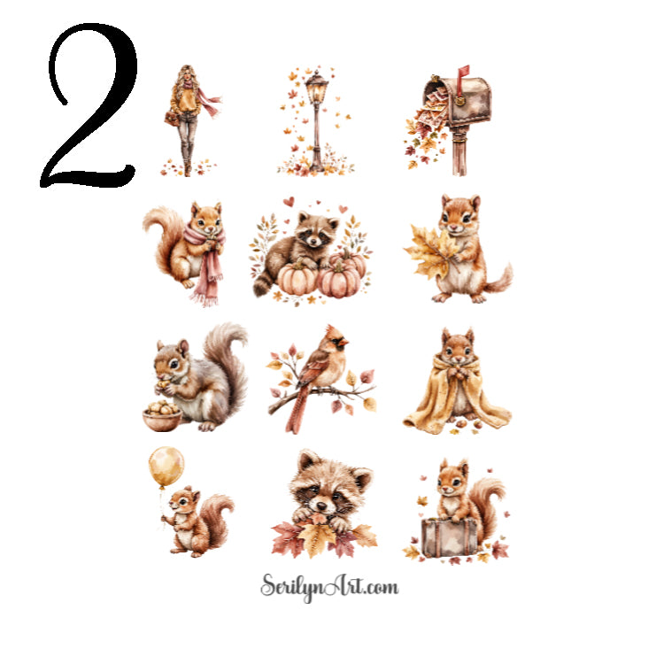 New York Fall Sticker Sheet