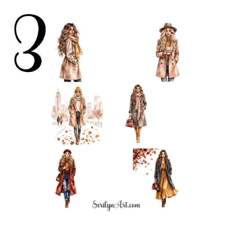 New York Fall Sticker Sheet