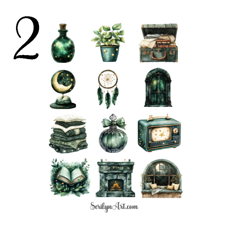 Night Melody Sticker Sheet