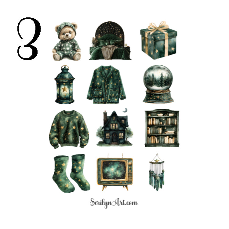 Night Melody Sticker Sheet