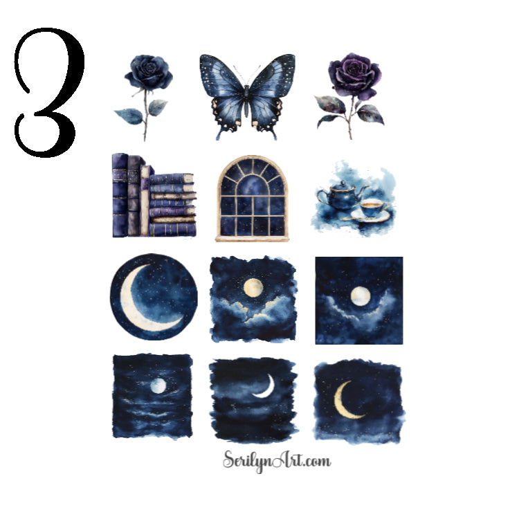 Nocturna Sticker Sheet