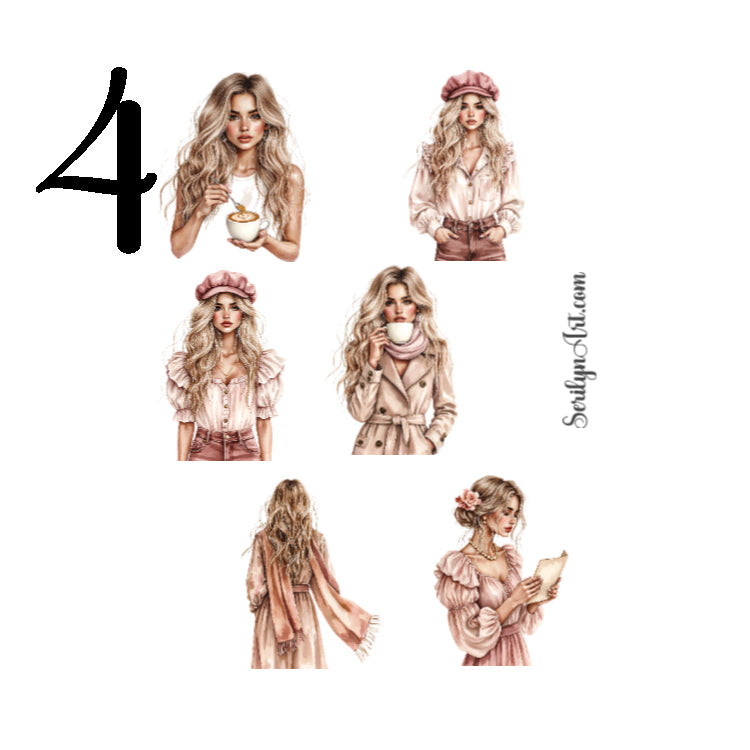 Parisian Coffee Sticker Sheet