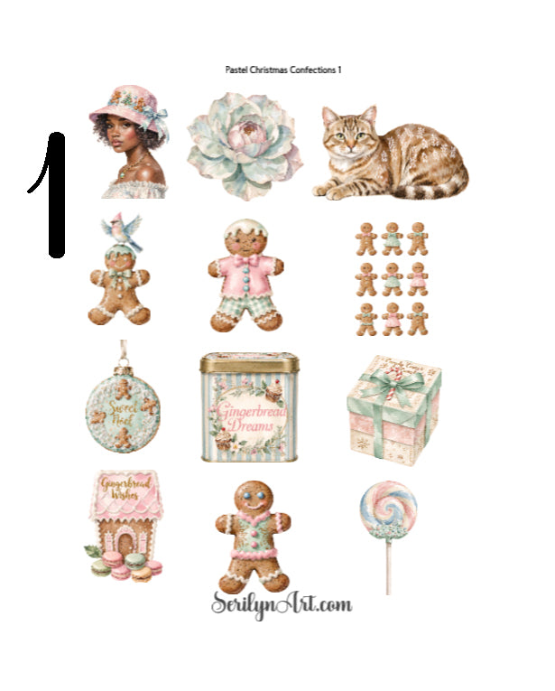 Pastel Christmas Confections