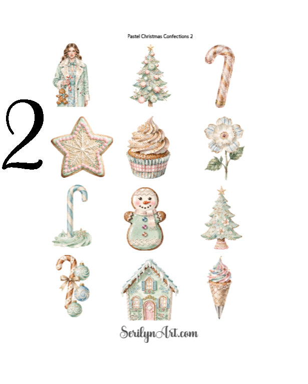 Pastel Christmas Confections