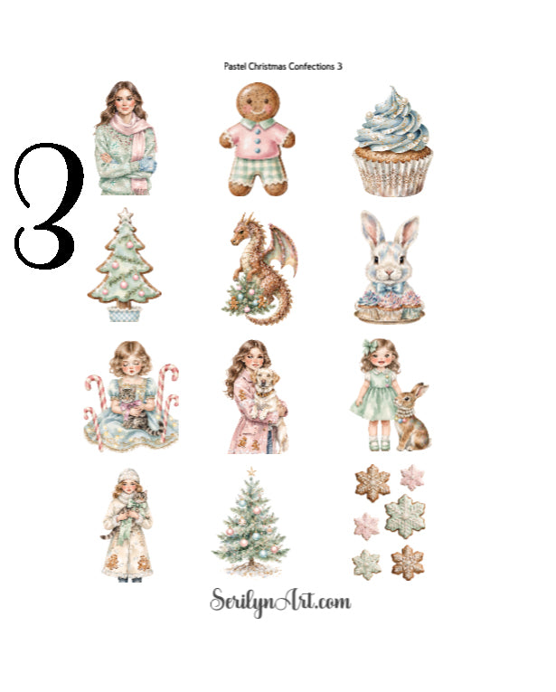 Pastel Christmas Confections