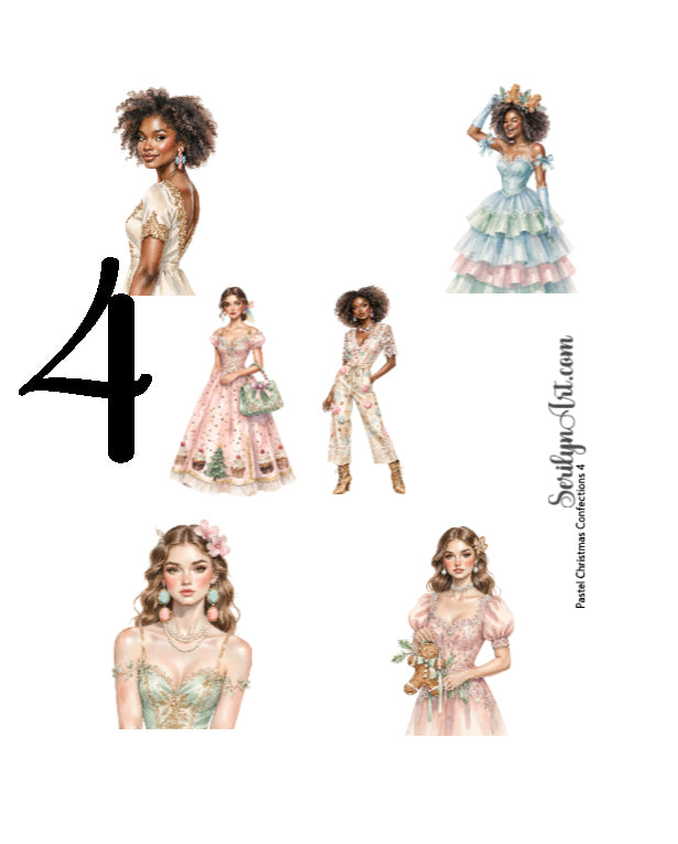 Pastel Christmas Confections