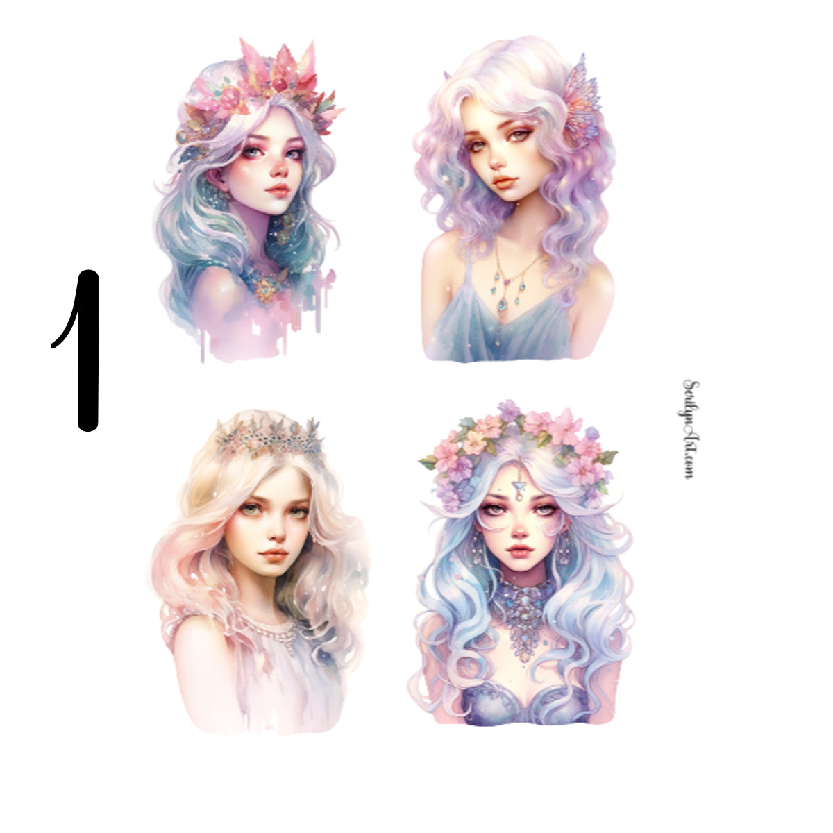 Pastel Fairytale Sticker Sheet