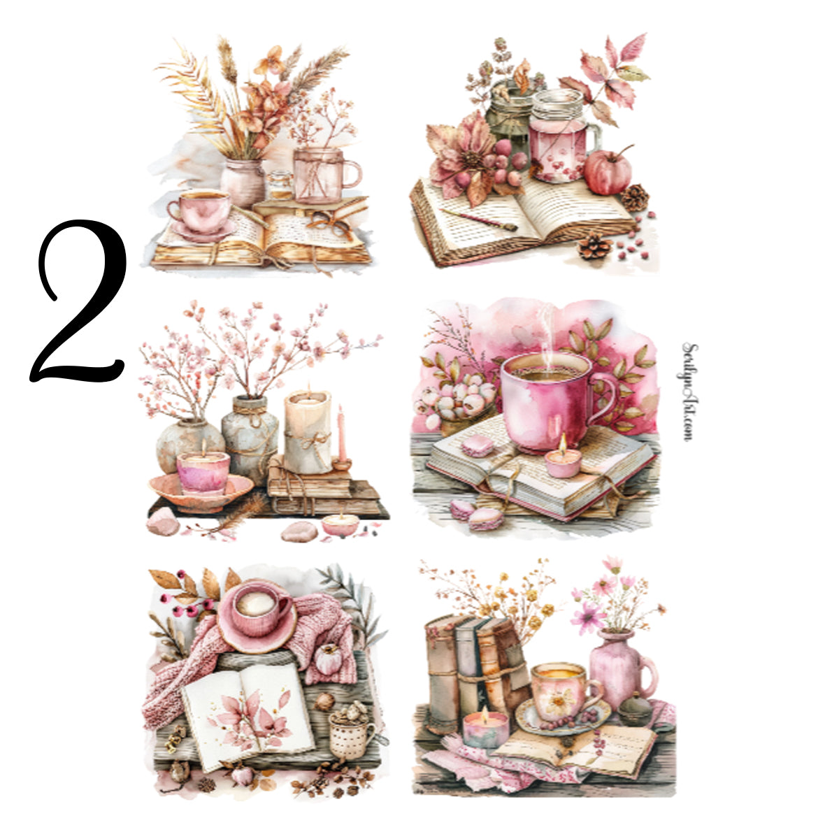 Pastel Journaling Sticker Sheet