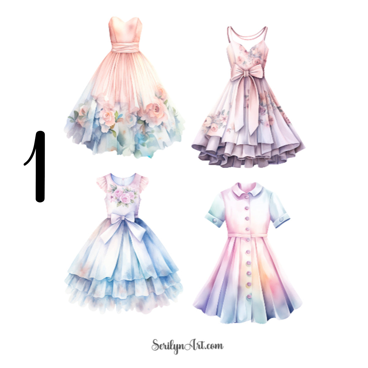 Pastel Sewing Sticker Sheet