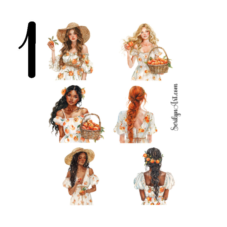 Peach Addiction Sticker Sheet