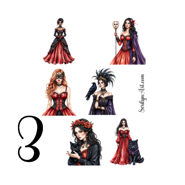 Phantom Masquerade Sticker Sheet