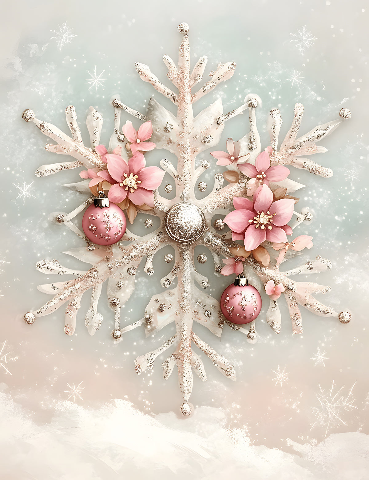 Pink Pastel Christmas 1 Dashboards