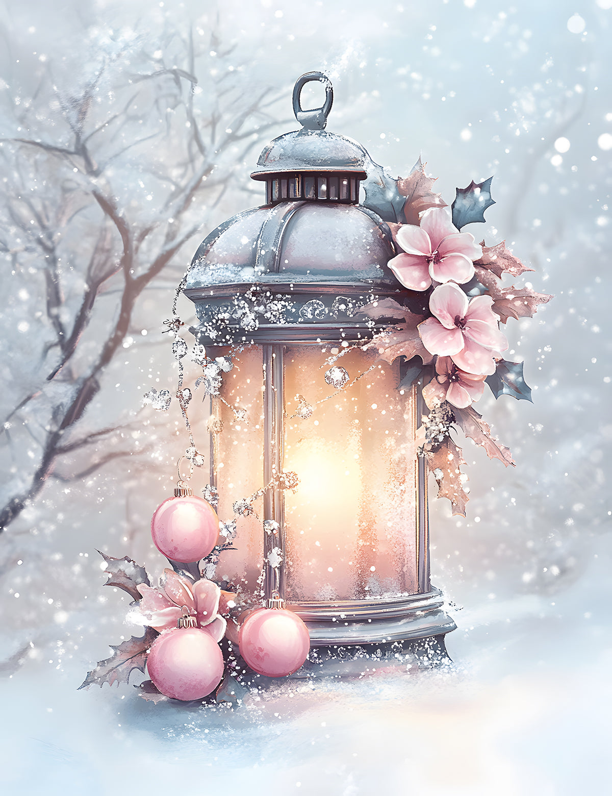 Pink Pastel Christmas 2 Dashboards