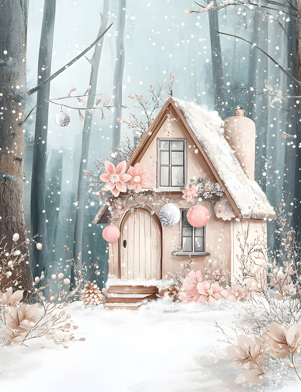 Pink Pastel Christmas 2 Dashboards