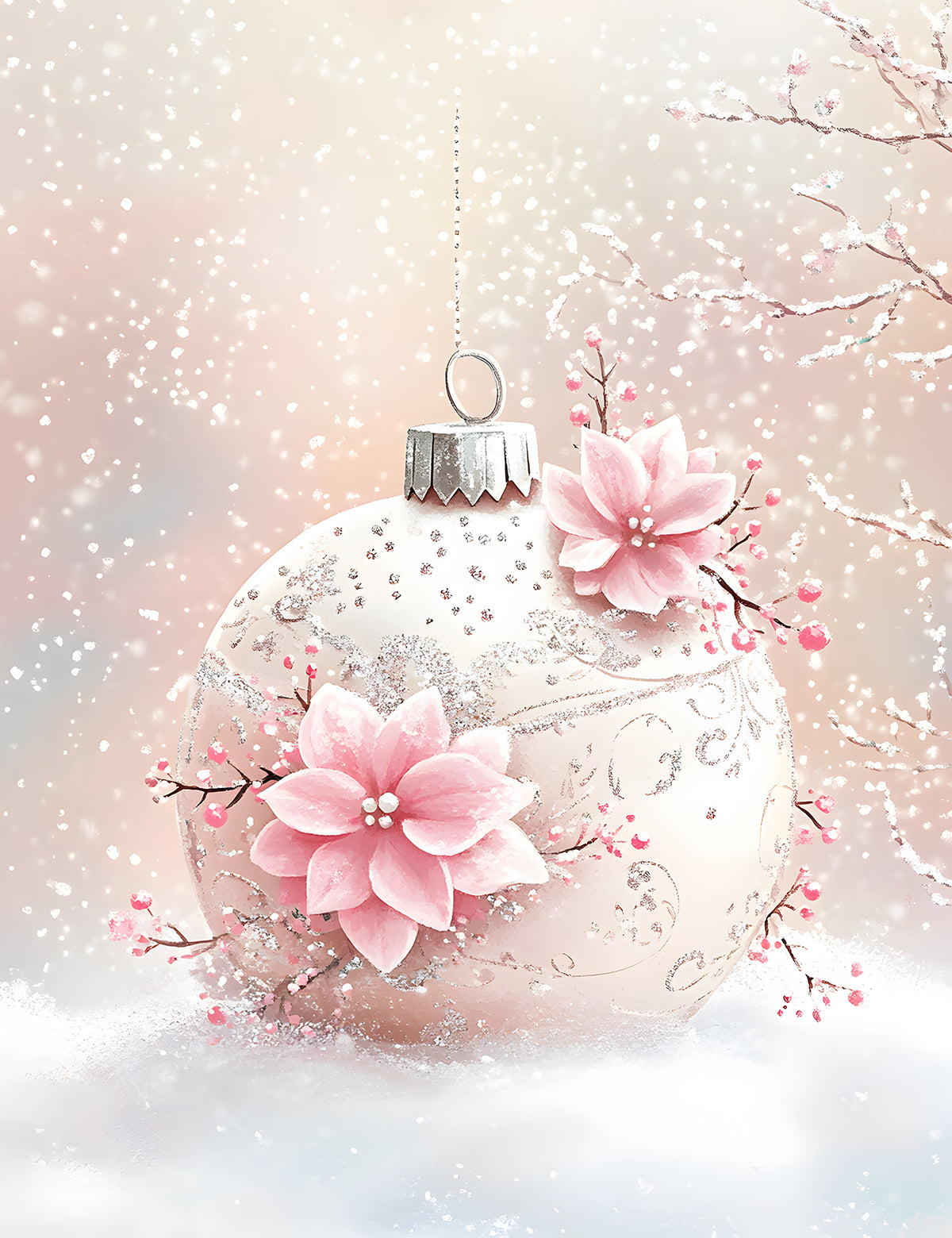 Pink Pastel Christmas 1 Dashboards