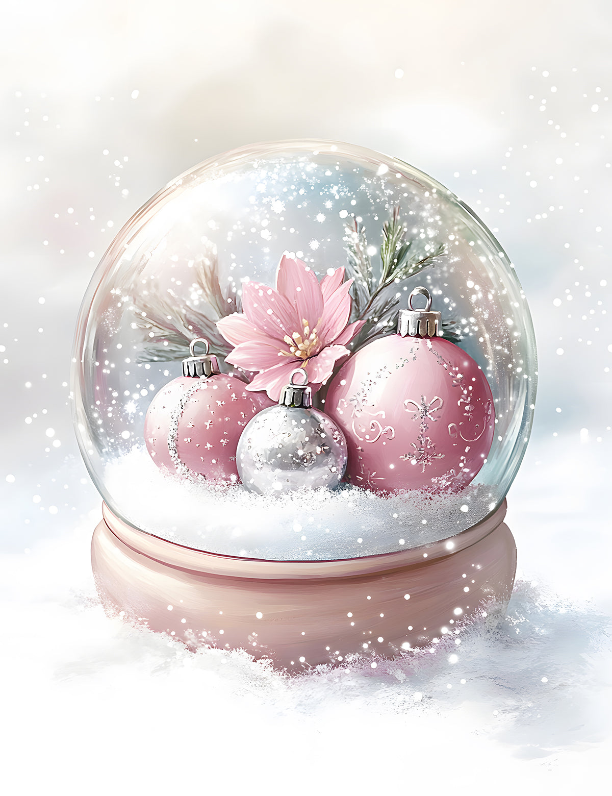 Pink Pastel Christmas 1 Dashboards