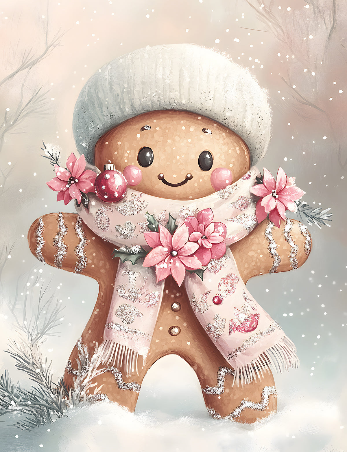 Pink Pastel Christmas 2 Dashboards