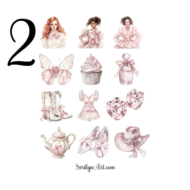 Pink Coquette Sticker Sheet