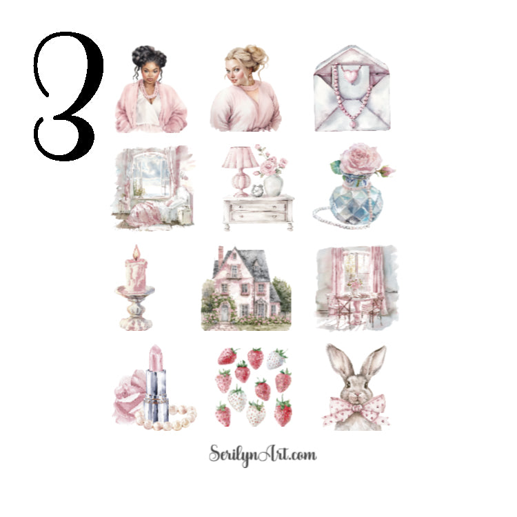 Pink Coquette Sticker Sheet
