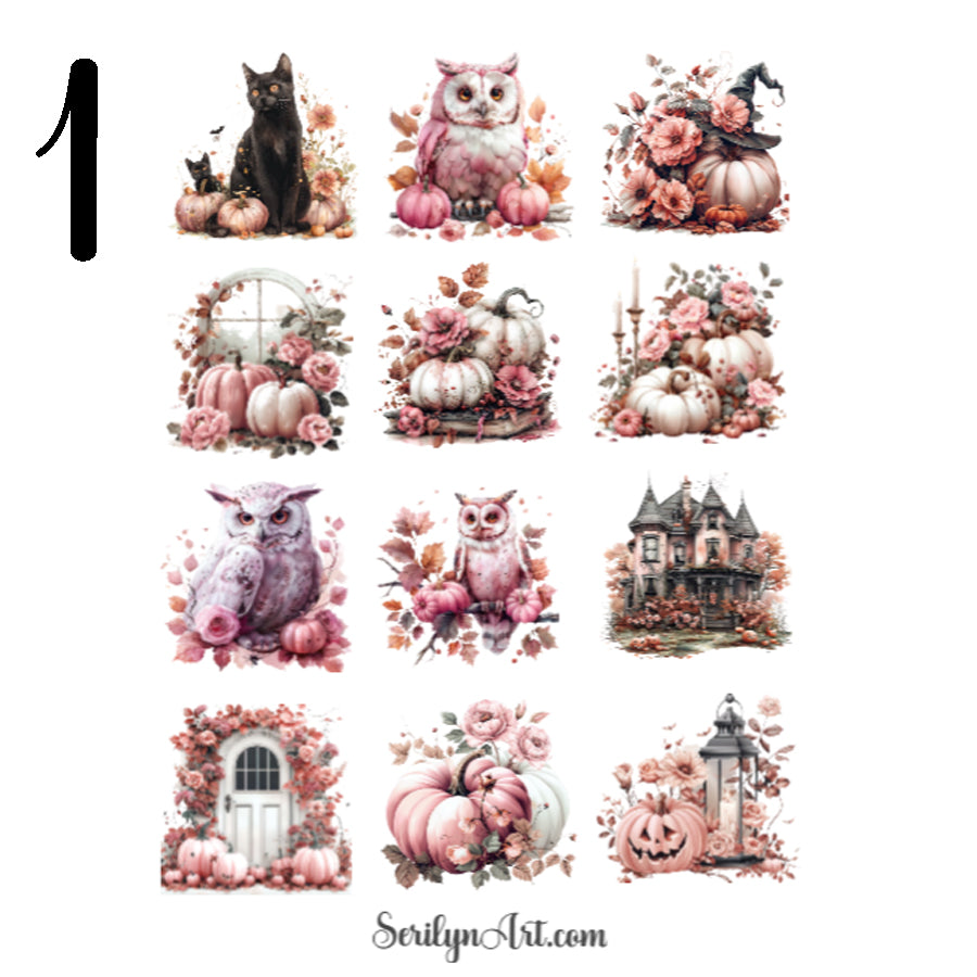 Pink Fall Magic Sticker Sheet