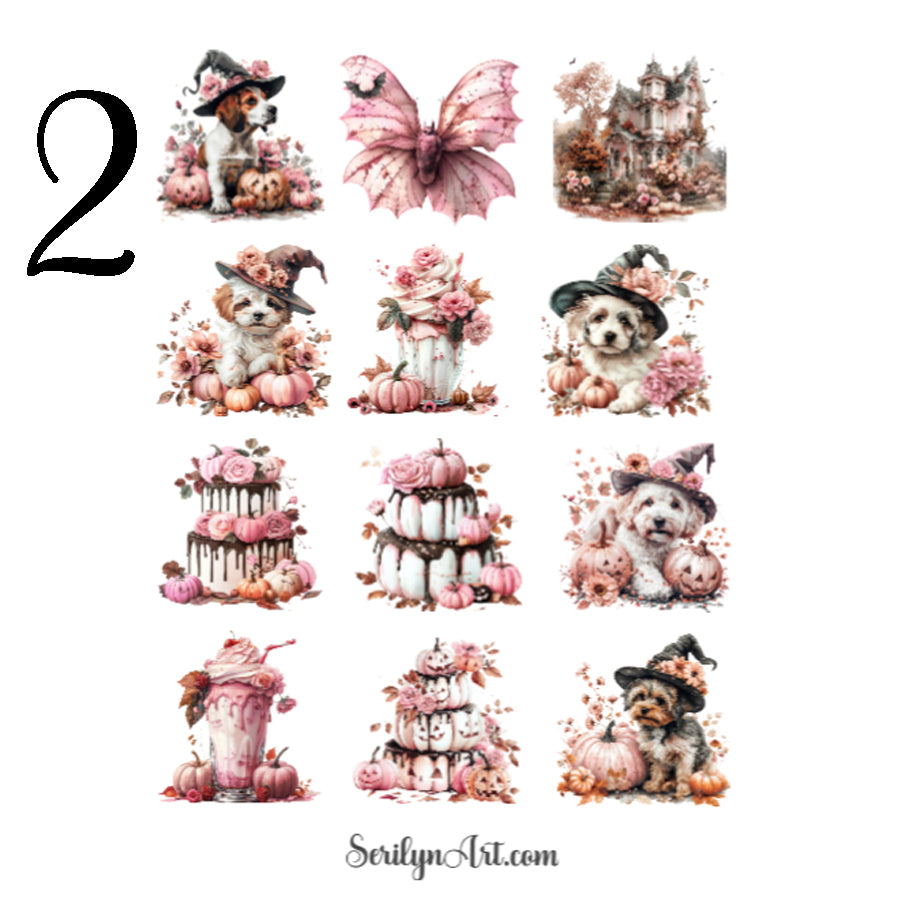 Pink Fall Magic Sticker Sheet