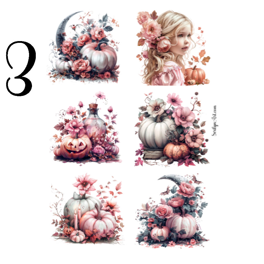 Pink Fall Magic Sticker Sheet