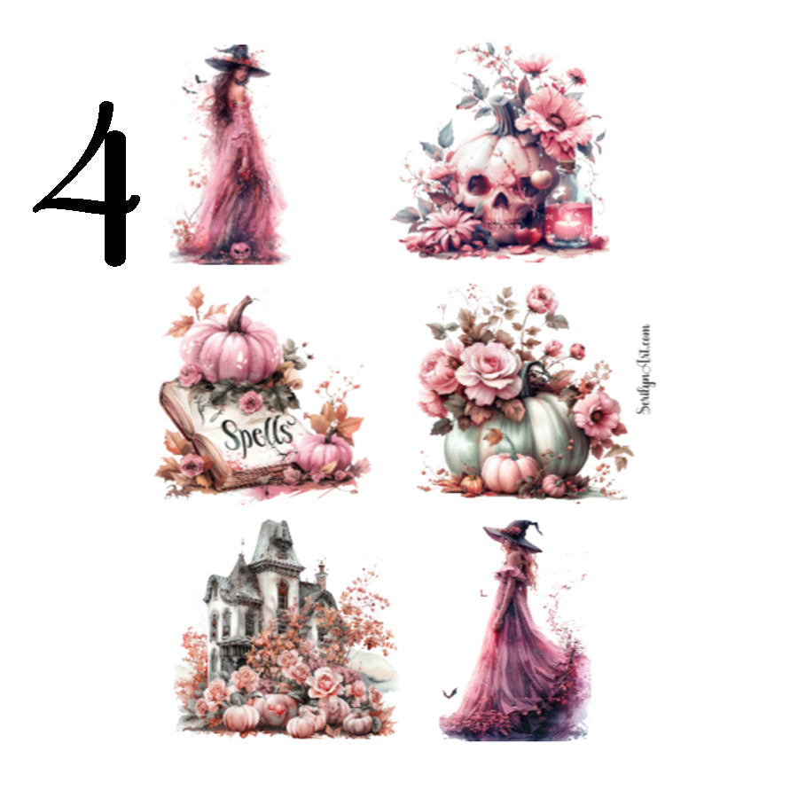 Pink Fall Magic Sticker Sheet