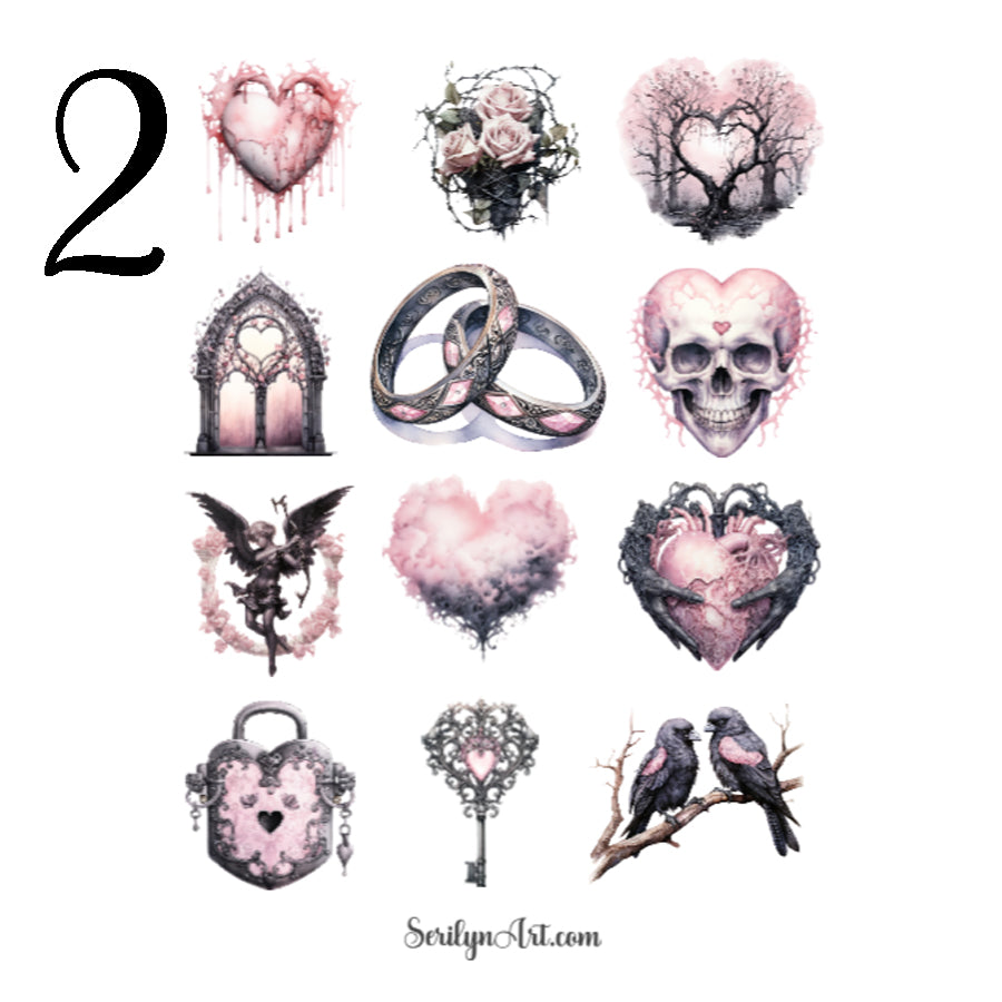 Pink Gothic Valentine Collection