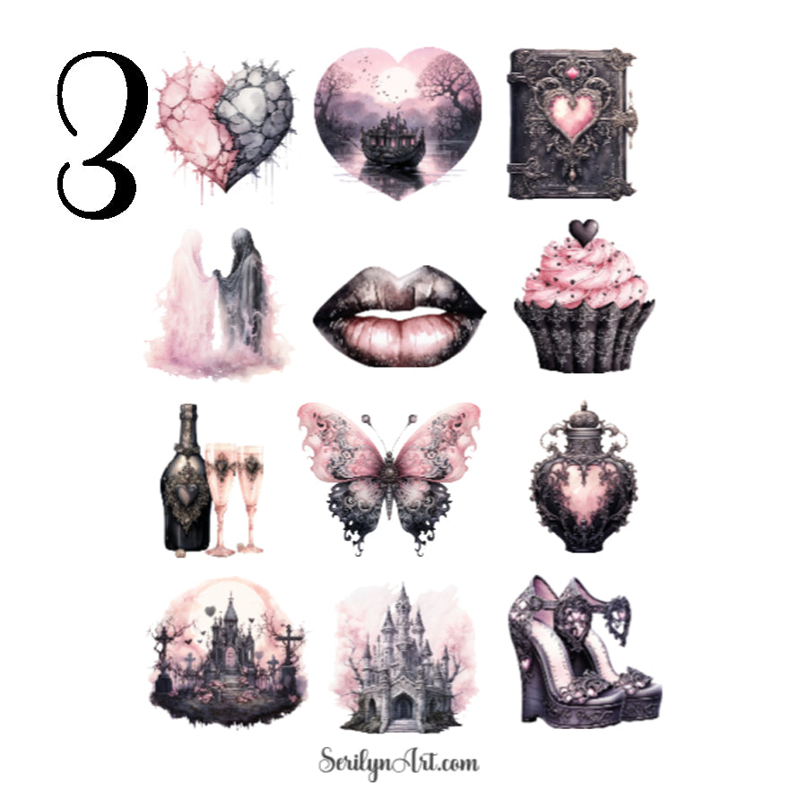 Pink Gothic Valentine Collection