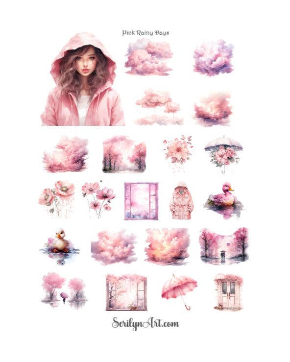 Pink Rainy Days