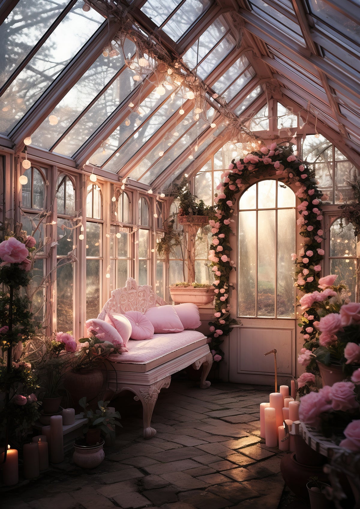 Pink Victorian Cottage Dashboards