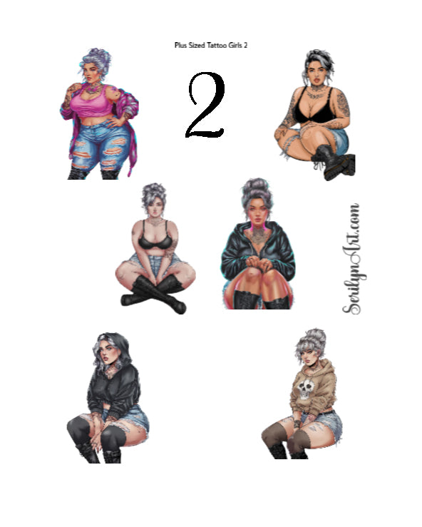 Plus Sized Tattoo Girls