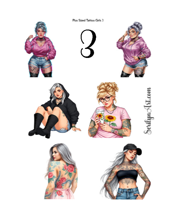 Plus Sized Tattoo Girls