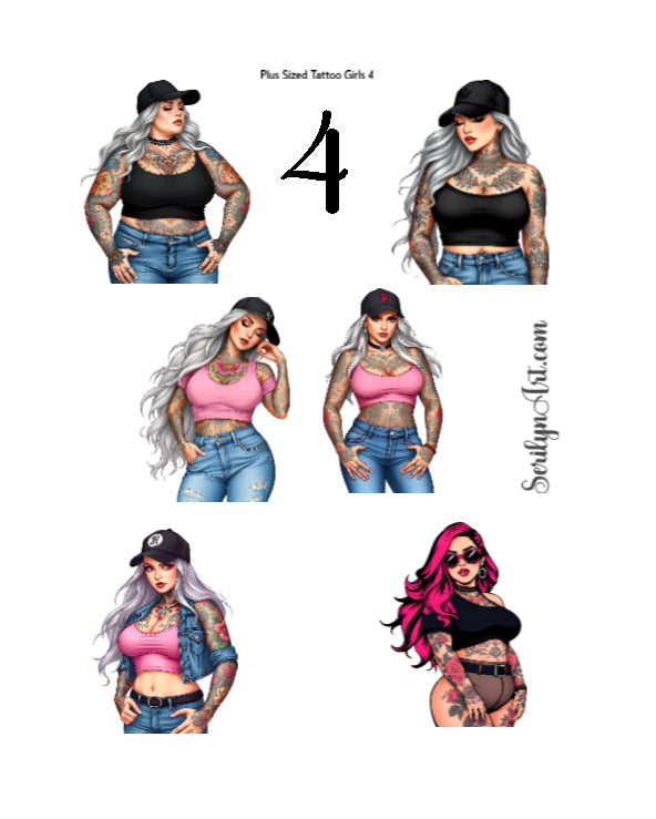 Plus Sized Tattoo Girls