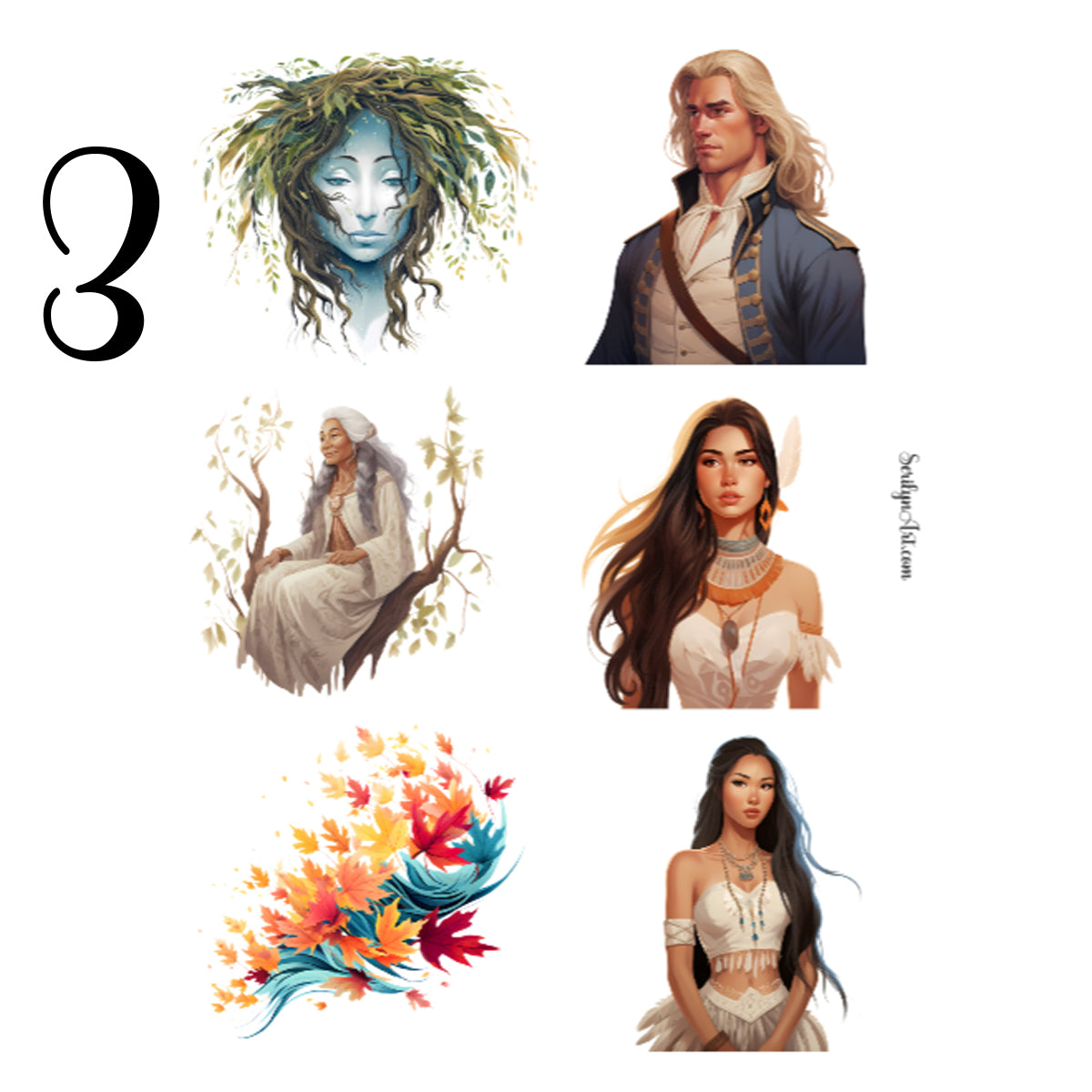 Pocahontas Sticker Sheet