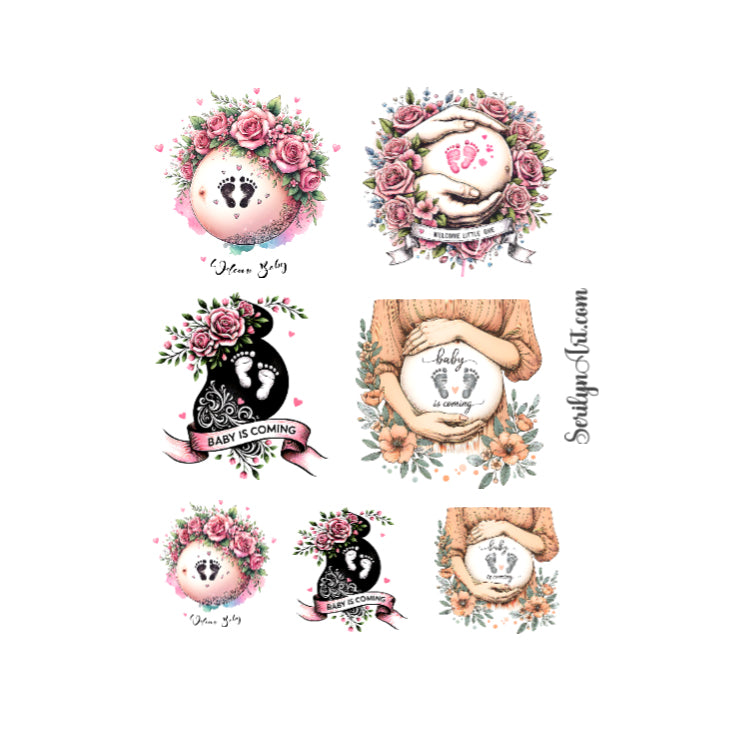 Pregnancy Sticker Sheet