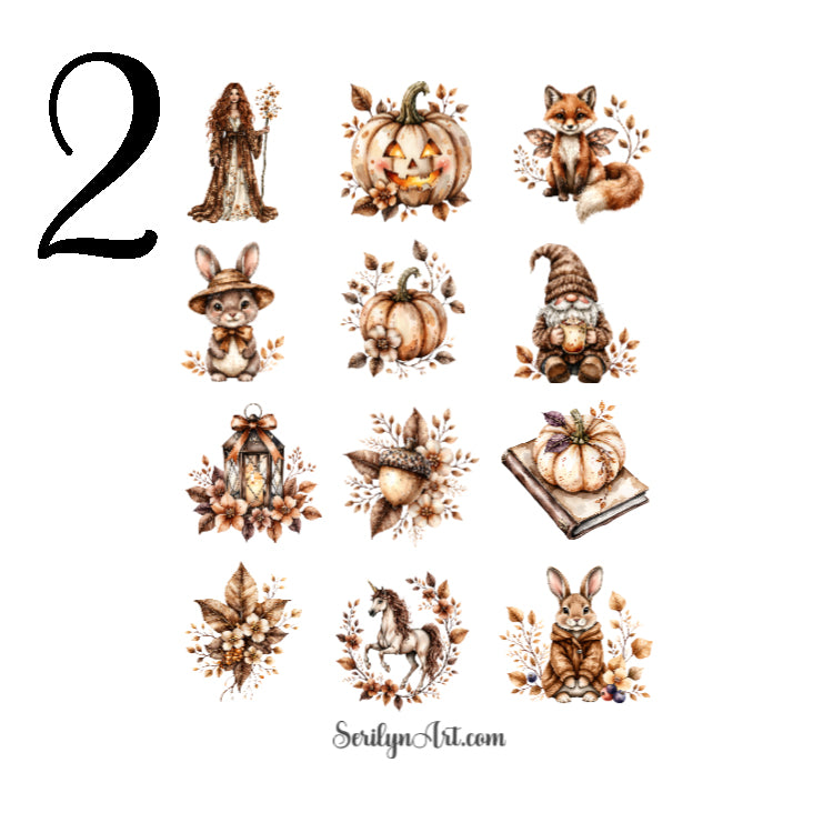 Pumpkin Spice Fairytale Sticker Sheet