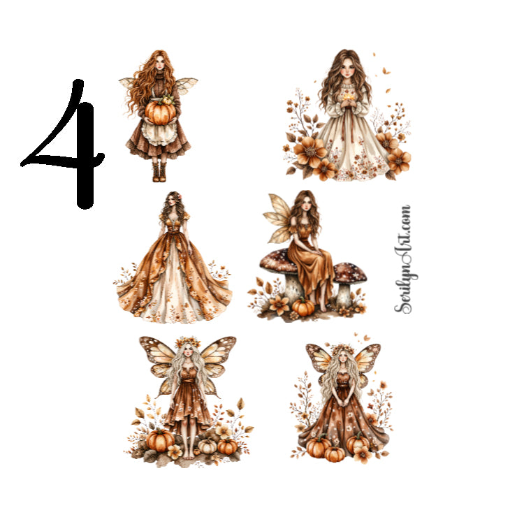 Pumpkin Spice Fairytale Sticker Sheet